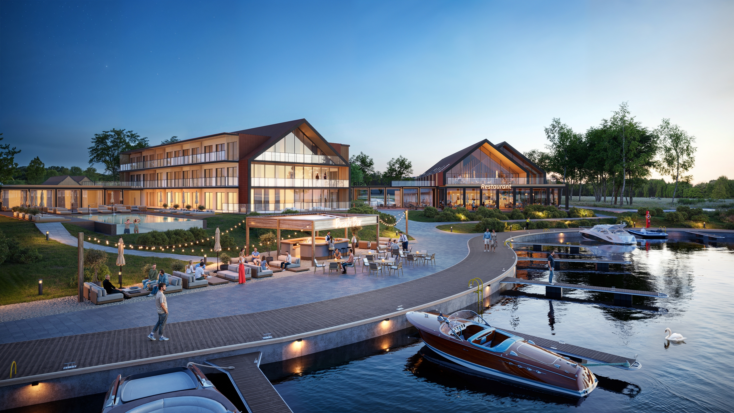 Marina Vista Mikołajki i beach bar